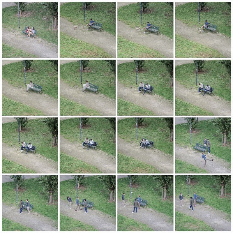 © Matteo Garzonio - Image from the Rear Window (the bench) photography project