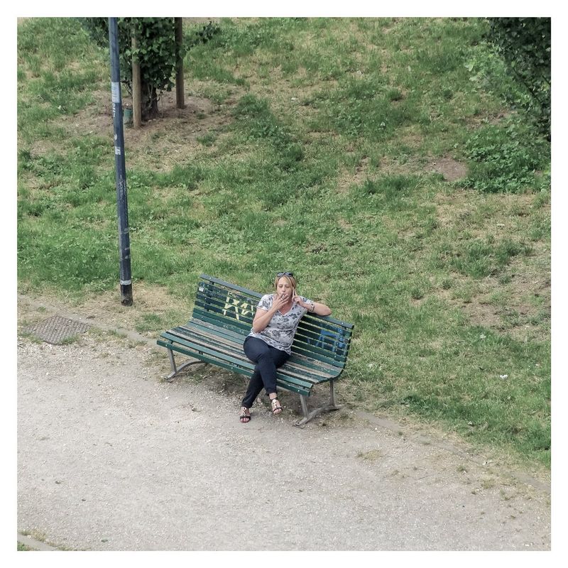 © Matteo Garzonio - Image from the Rear Window (the bench) photography project