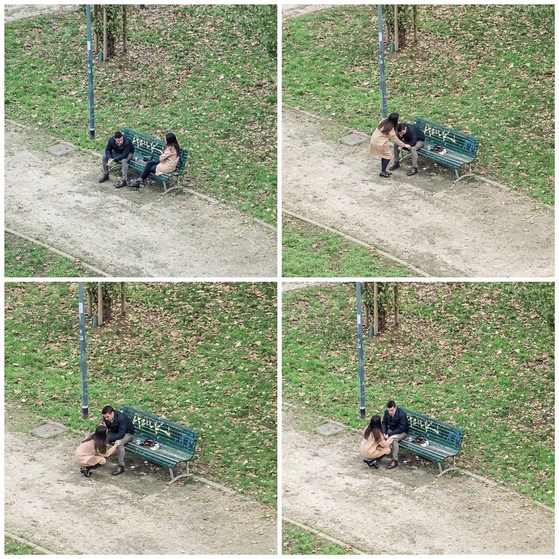 © Matteo Garzonio - Image from the Rear Window (the bench) photography project