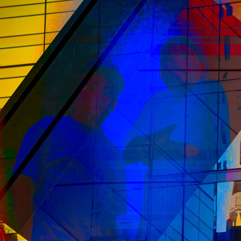 © Neil Berkowitz - "Take Our Picture Mister" 2021 44" x 44" Multilayer photographic archival print