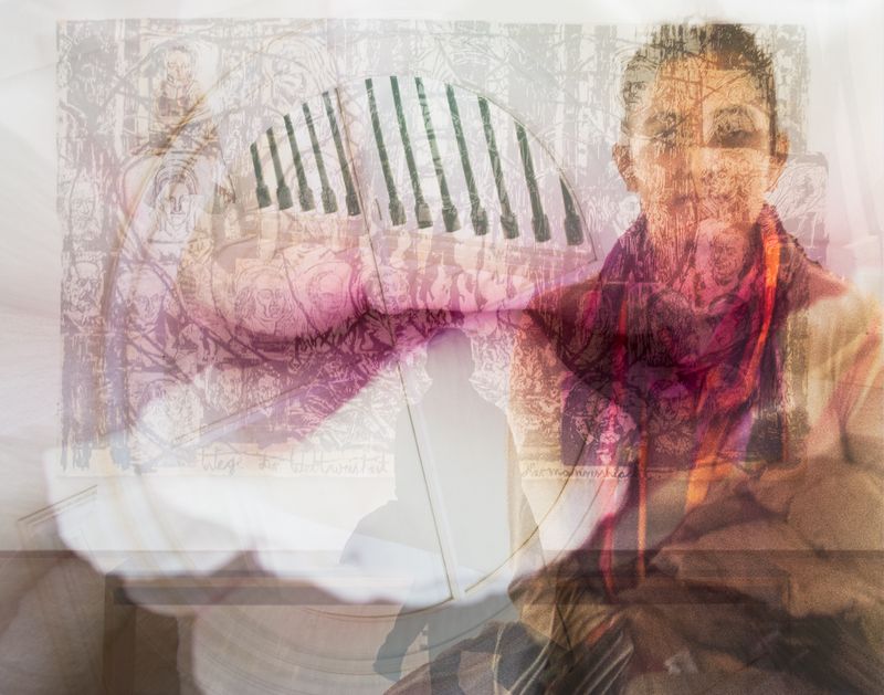 © Neil Berkowitz - "Two Stories" 2022 44" x 64" Multilayer photographic archival print