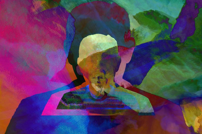 © Neil Berkowitz - "The Center of My Covidian Landscape" (2021) Multilayer photographic archival pigment print