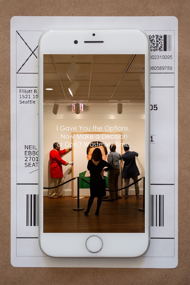 © Neil Berkowitz - "What Makes This So Complicated?" Detail of "Why Ask Me?", R3C!