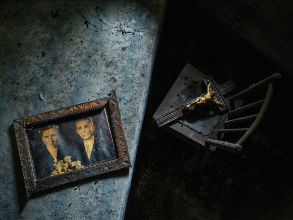 © Adra Pallón - House abandoned after the death of the elderly person who lived there. Inside, everything was left as she left it.