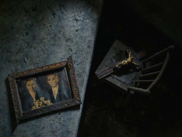 © Adra Pallón - House abandoned after the death of the elderly person who lived there. Inside, everything was left as she left it.
