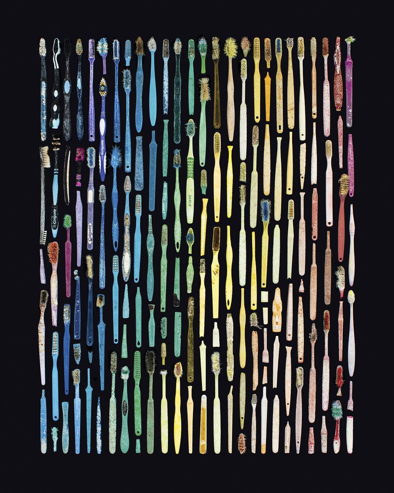 © Meredith Andrews - Toothbrushes Flotsam & Jetsam : The Cost of Modern Living