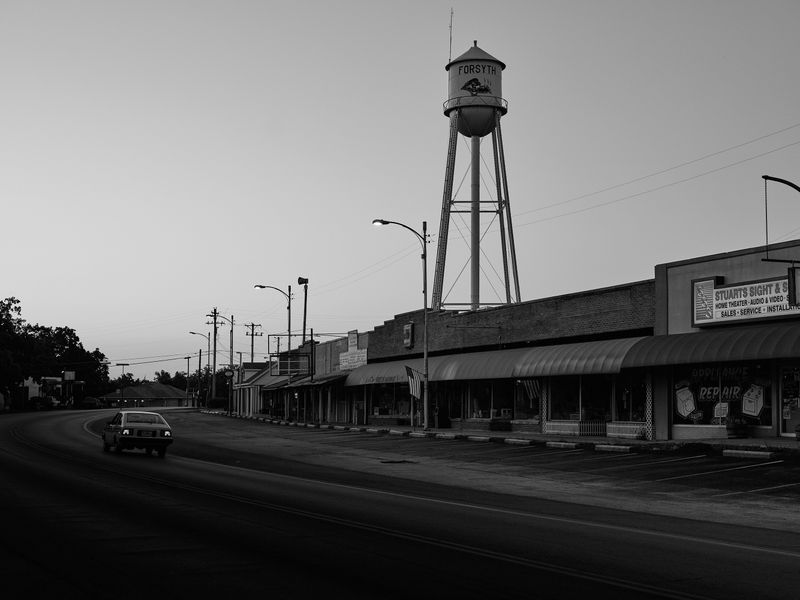 © Jenna Garrett - 'Forsyth.' Downtown Forsyth, Missouri, where the Bald Knobbers began in 1885.