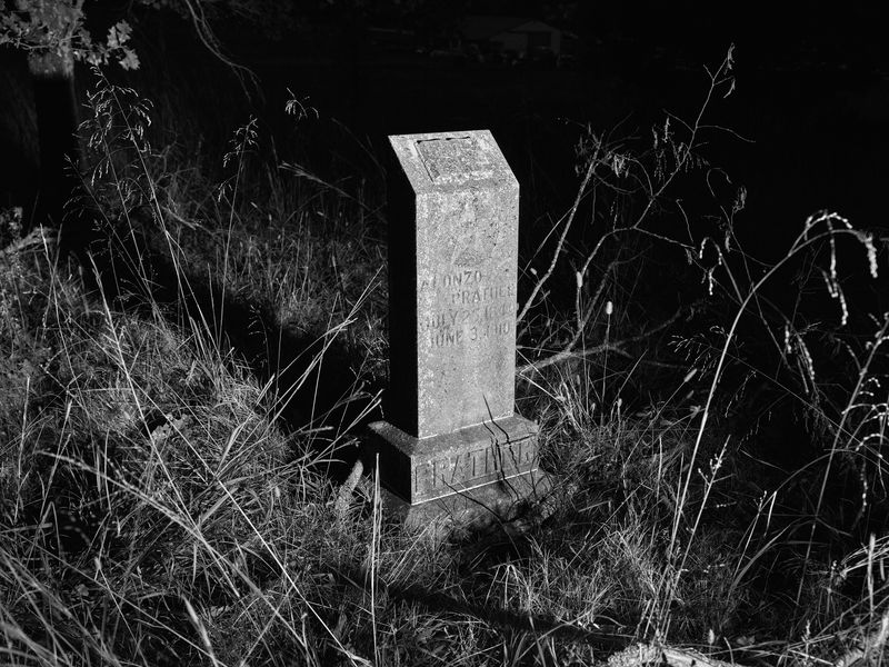 © Jenna Garrett - 'Grave, VI.' Grave of Alonzo Prather, Bald Knobber member and Missouri state representative.