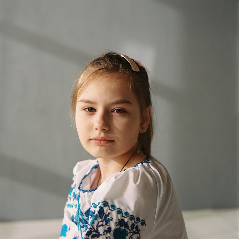 © Maryna Syrovatka - “Nice that school was cancelled. On the other side, it is not so nice because the war started.”