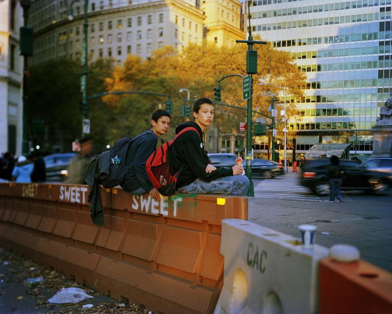 © Dawn Kim - Finn and Luka after school at the mouth of Battery Park, New York, NY, 2023