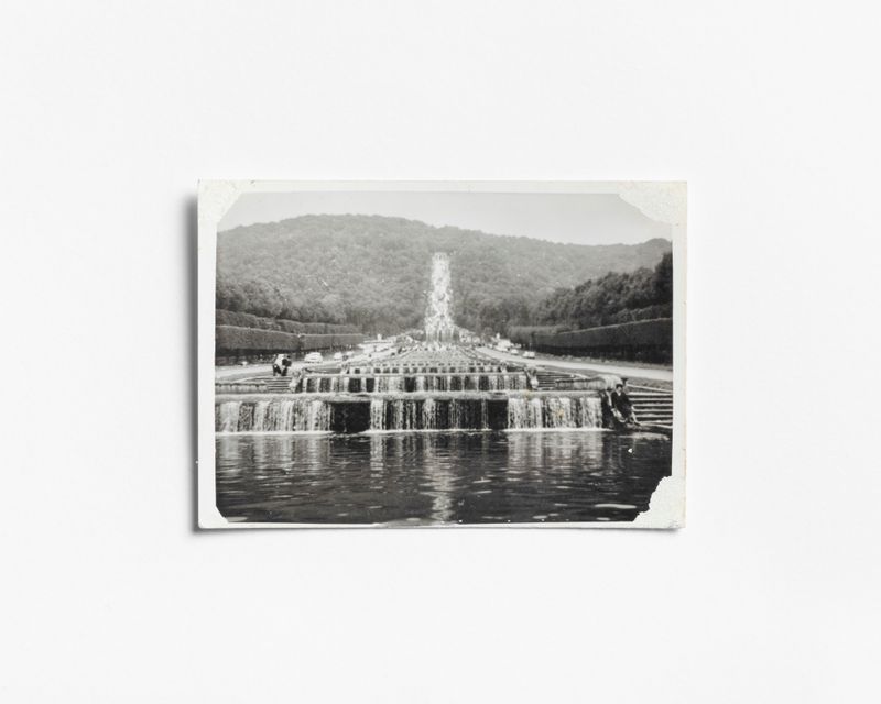 © Gaia Maggio - My grandmother at the Gardens of the Royal Palace in a photograph of the Personal Family Archive, Caserta.