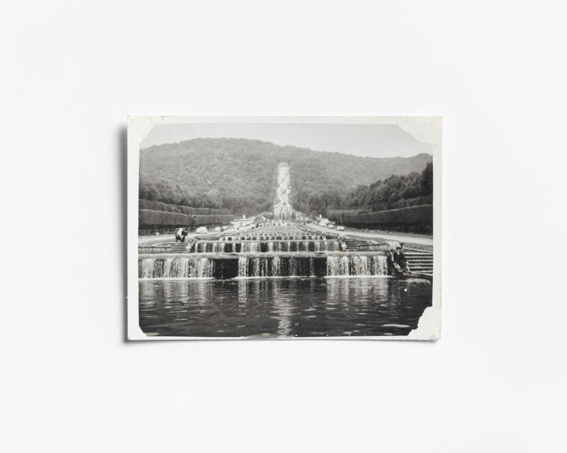 © Gaia Maggio - My grandmother at the Gardens of the Royal Palace in a photograph of the Personal Family Archive, Caserta.
