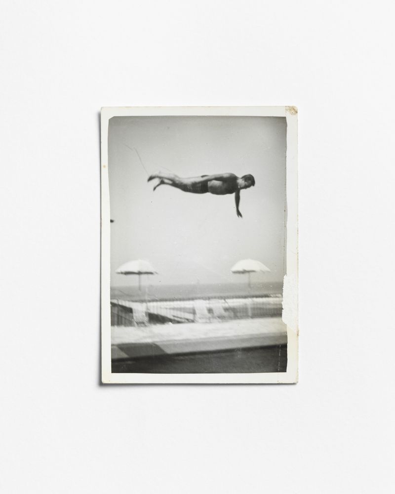 © Gaia Maggio - My Grandfather Marco in a photograph taken from the Family Personal Archive, 1964, Lido dei tranvieri, Bagnoli, Naples.