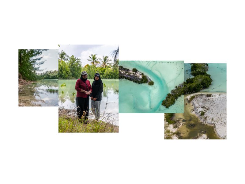 © Sophia Nasif - Shiuma (left) and Sajaya (right) hope that there is still time to save their mangrove.