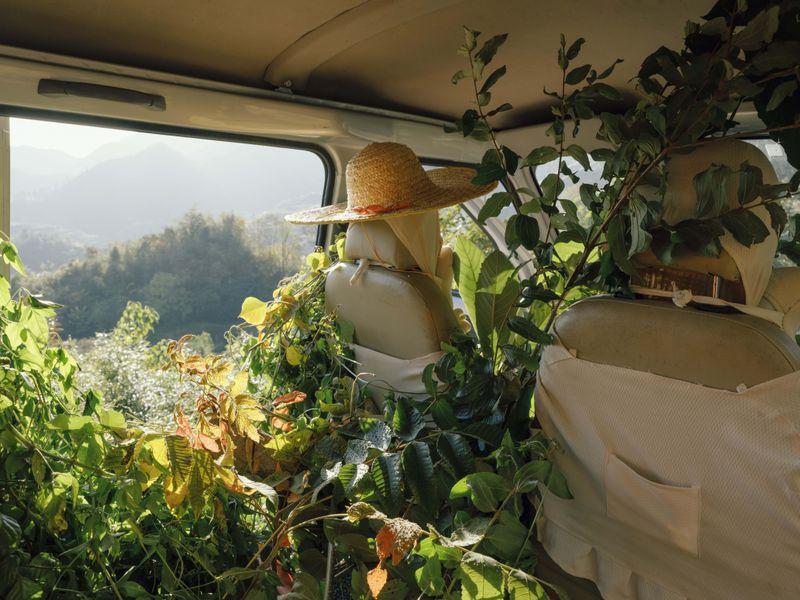 © Yixi Tian - A Miao doctor's car, which he often drives around in the mountains.