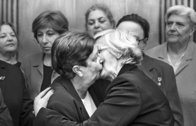 © Ana Amado - The Socialist Fraternal Kiss between Lyudmila Brezhnev and Erica Honecker, 1979.