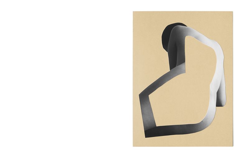 © Hanneke van Leeuwen - From the series Coral. Titled: Ode (part of serie of 7) Cutout on  paper. 2020