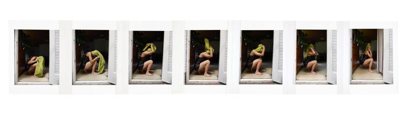 © Hanneke van Leeuwen - From the series Coral. Titled: Sun. Sequence with archival tape. 2022
