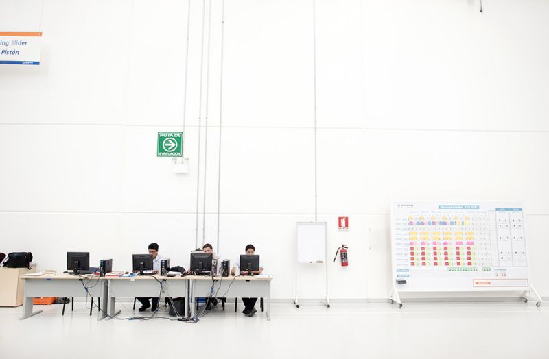 © Adam Wiseman - Image from the Factory Walls photography project