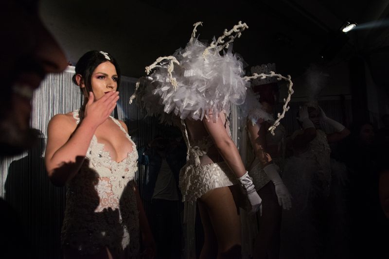 © Francesca De Chirico - XVII. December 2016. Nicole at the end of a night in a club with her drag queen team.