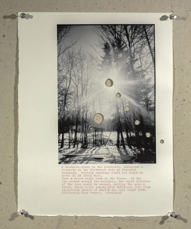 © Hai Zhang - Untitled from Monologue series, text from community member's submission,9x11.5 inches