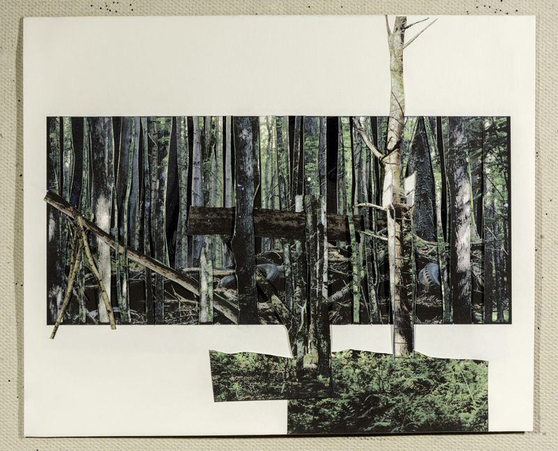 © Hai Zhang - Untitled from Monologue series, photo collage,9x11.5 inches