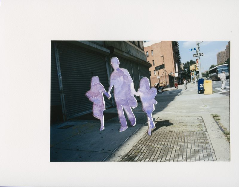 © Hai Zhang - Untitled, Mixed media, photograph and watercolor, Dec 2021