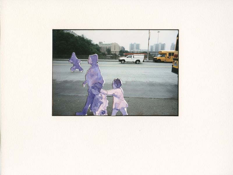 © Hai Zhang - Untitled, Mixed media, photograph and watercolor, Dec 2021