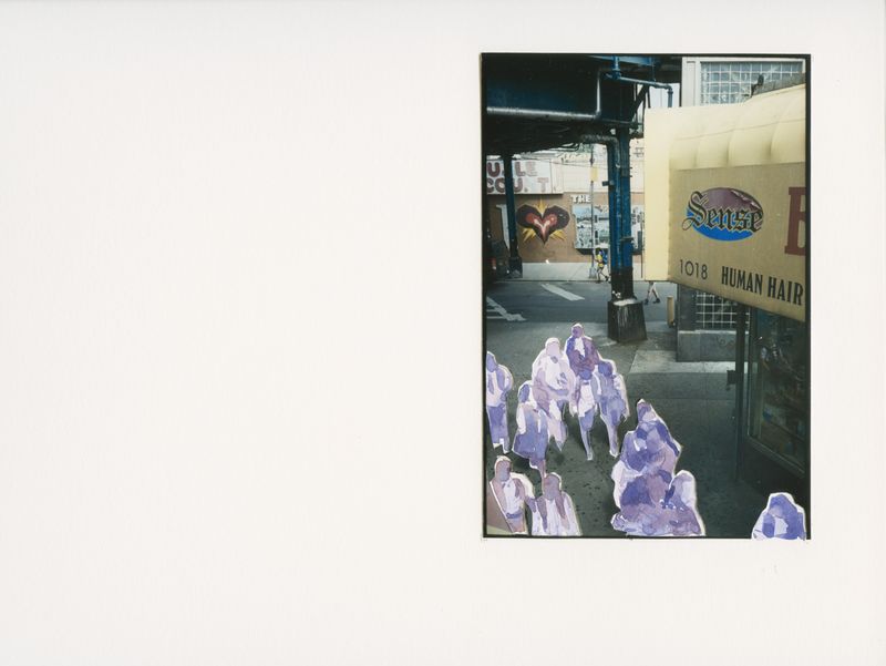© Hai Zhang - Untitled, Mixed media, photograph and watercolor, Dec 2021