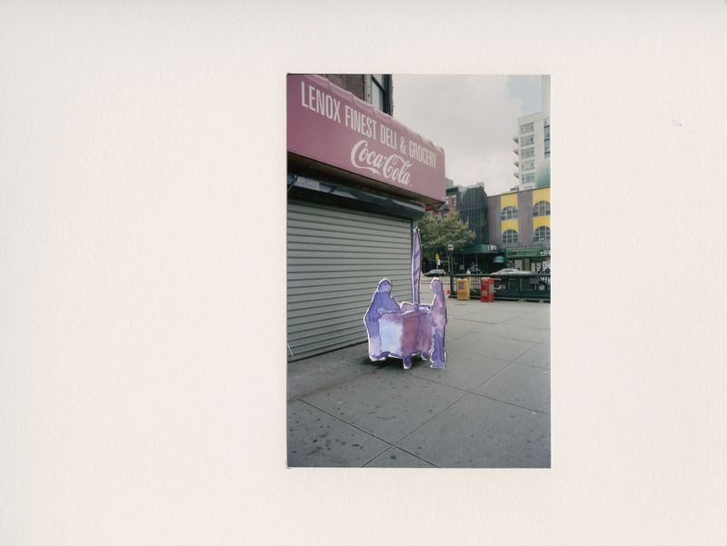 © Hai Zhang - Untitled, Mixed media, photograph and watercolor, Dec 2021