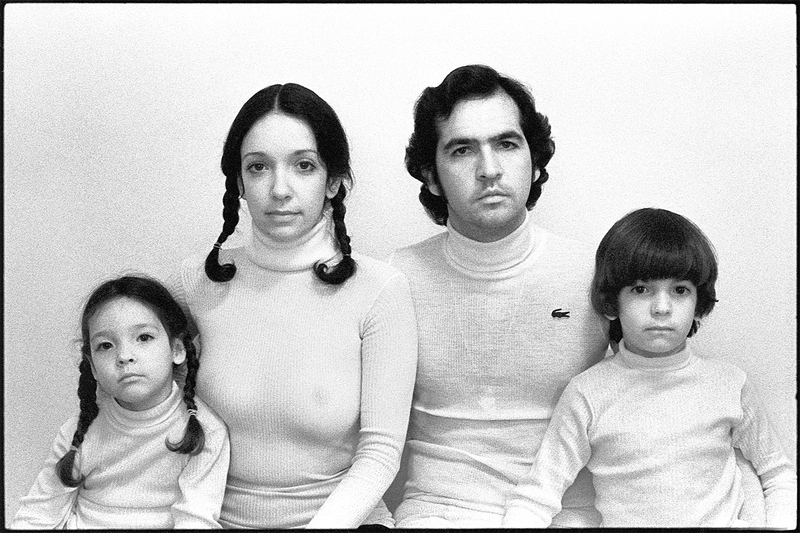 © Isabel Barton - Family Portrait with Turtlenecks - Lake Placid, NY / 1974