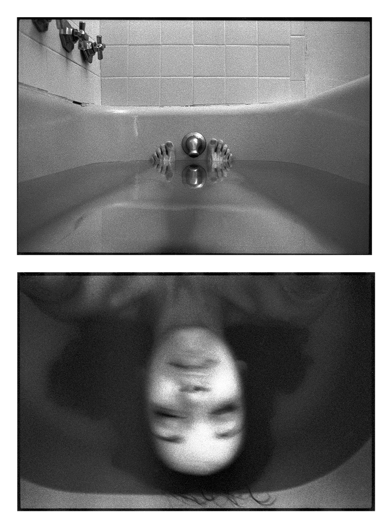 © Isabel Barton - Bathtub Diptych (composition by Mariana) - Lake Placid, NY / 1974
