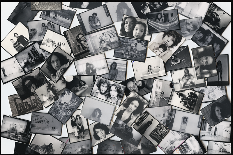 © Isabel Barton - Composite of Contact Sheet Cutouts for Self-Portait Series (work in progres by Mariana)