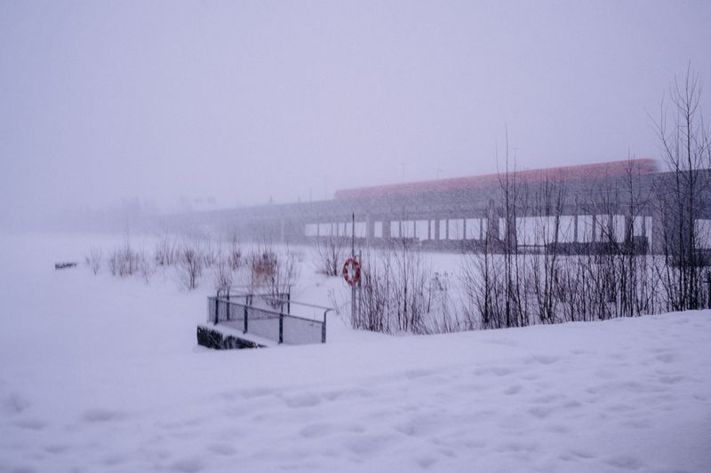 © Emine Gozde Sevim - Untitled from the series, Sininen Hetki, 2026. (Helsinki metro)