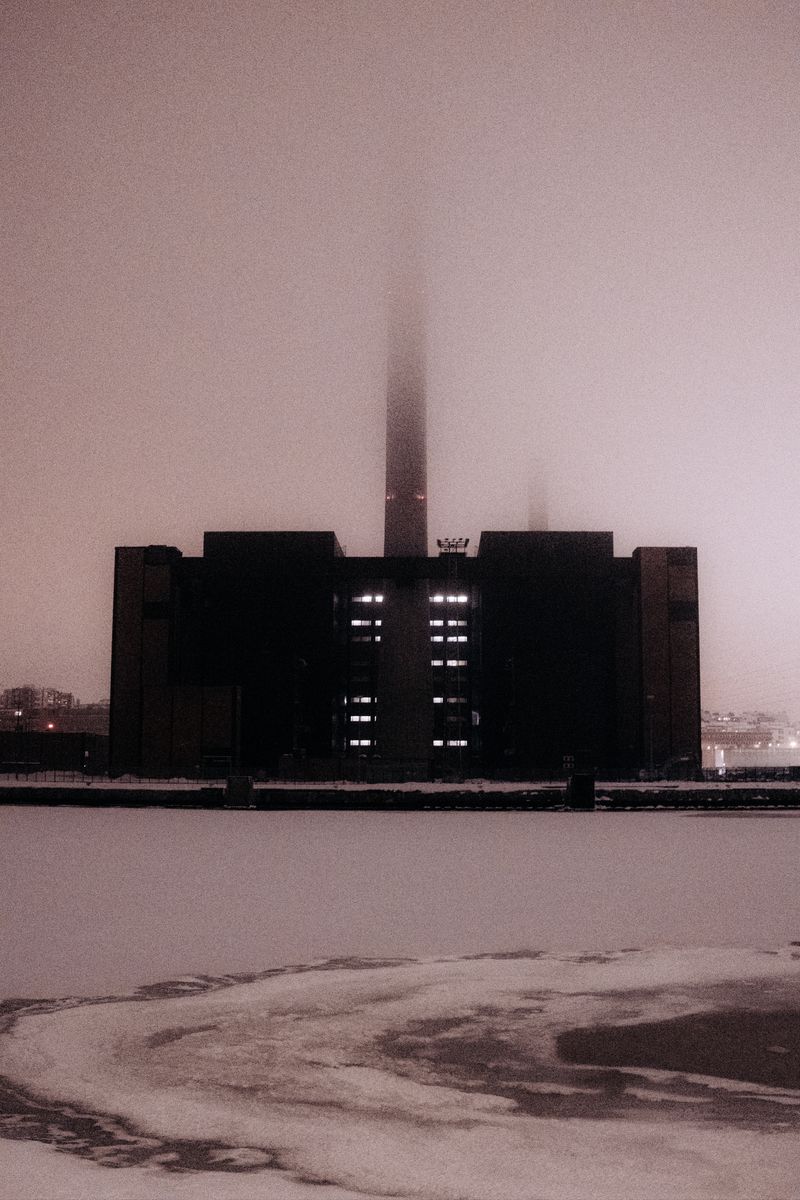 © Emine Gozde Sevim - Untitled from the series, Sininen Hetki, 2026. (Hanasaari Power Plant)