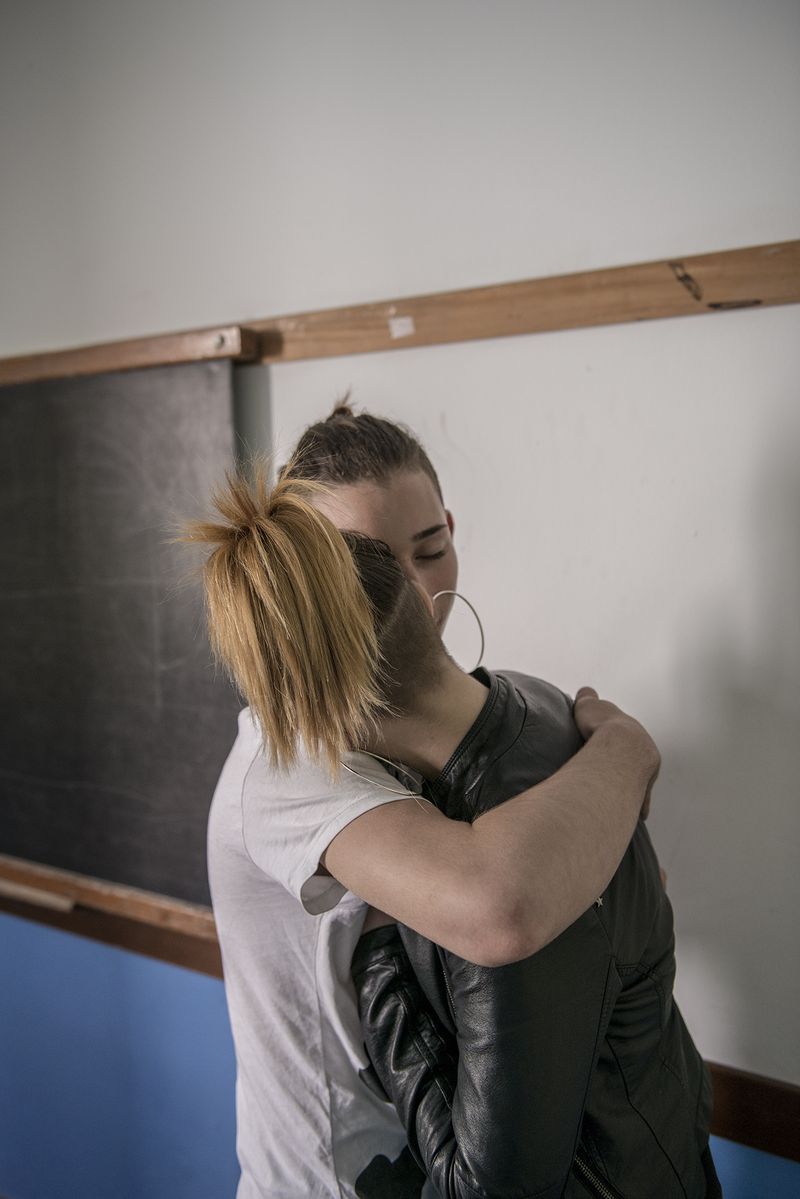 © Michela Benaglia - Michele, 15. Althea, 14. In 2015 / 2016 they was a students of the Second Opportunity School in Milan, Barona district.