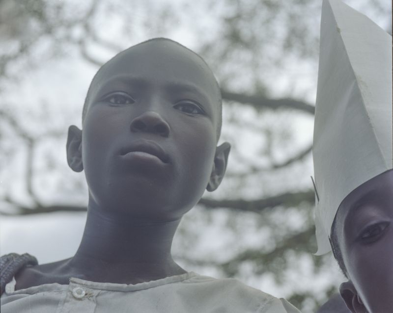 © Cécile Smetana - White Knights Children playing around on the island of Idjwi.