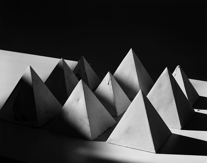 © Jin Li - Photographed the pyramid I made, it is trying to show a fictional landscape.
