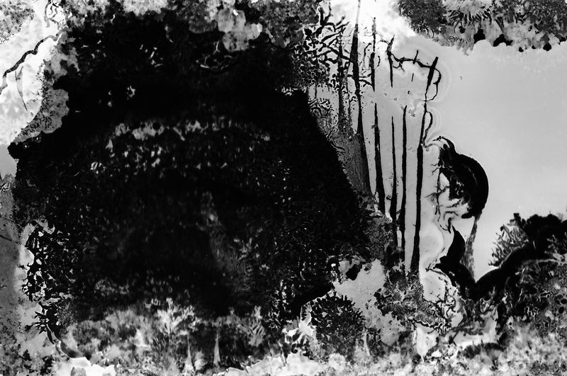 © Andrea Gallo - #analog #ddr #film #orwo #np27 #abstract #silverhalide #emulsion #decay #b/w #time