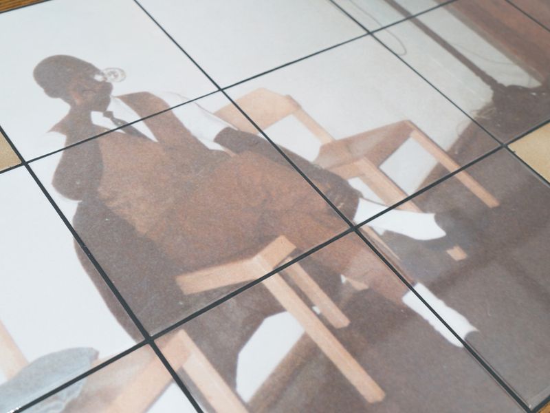 © Verdiana Albano - Reminisce Over You, Germany, 198X/2024, Tiles table, around 120 x 80 x 50 cm, tiles each 20x20 cm
