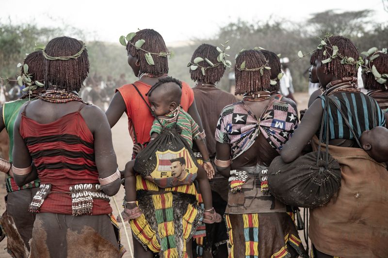 © Anthea Spivey - Image from the Hamer Bull Jumping Ceremony - Ethiopia photography project