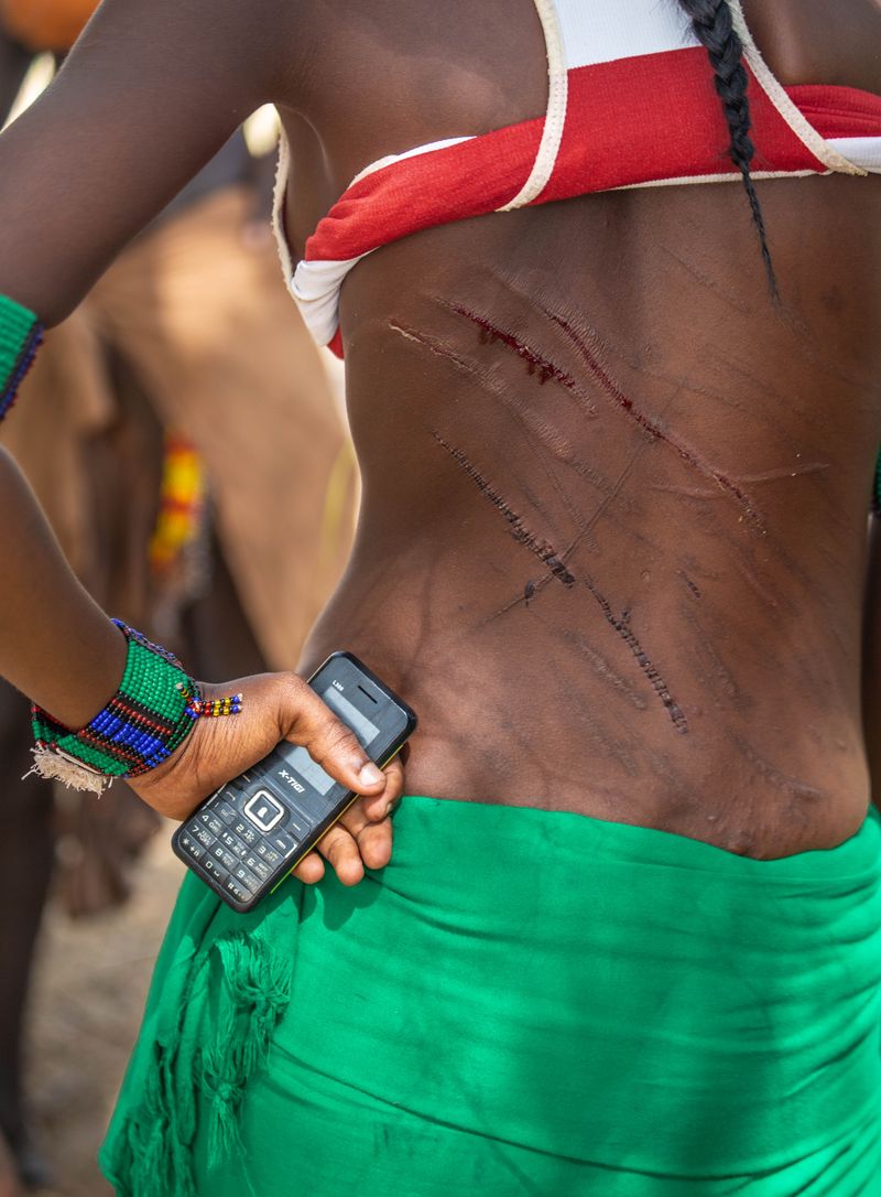 © Anthea Spivey - Image from the Hamer Bull Jumping Ceremony - Ethiopia photography project