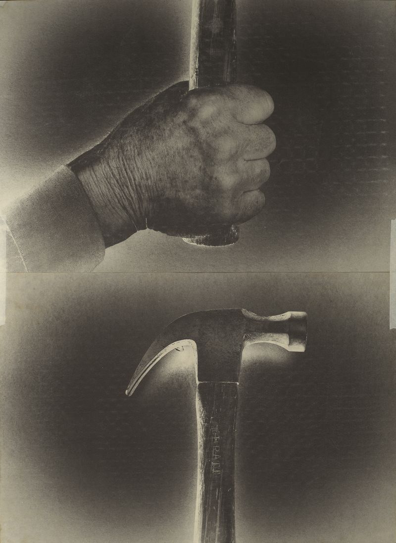 © Cody Bratt - "We Are Our Labor", 2022, Pigment print on Japanese kozo paper, coffee toned with mixed media