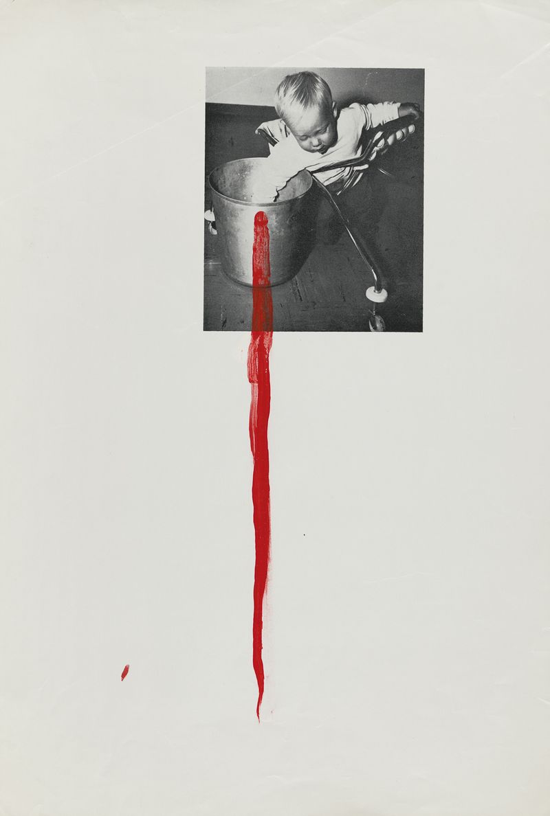 © Cody Bratt - "Bloodline Trauma", 2023, Book proof from archive with acrylic