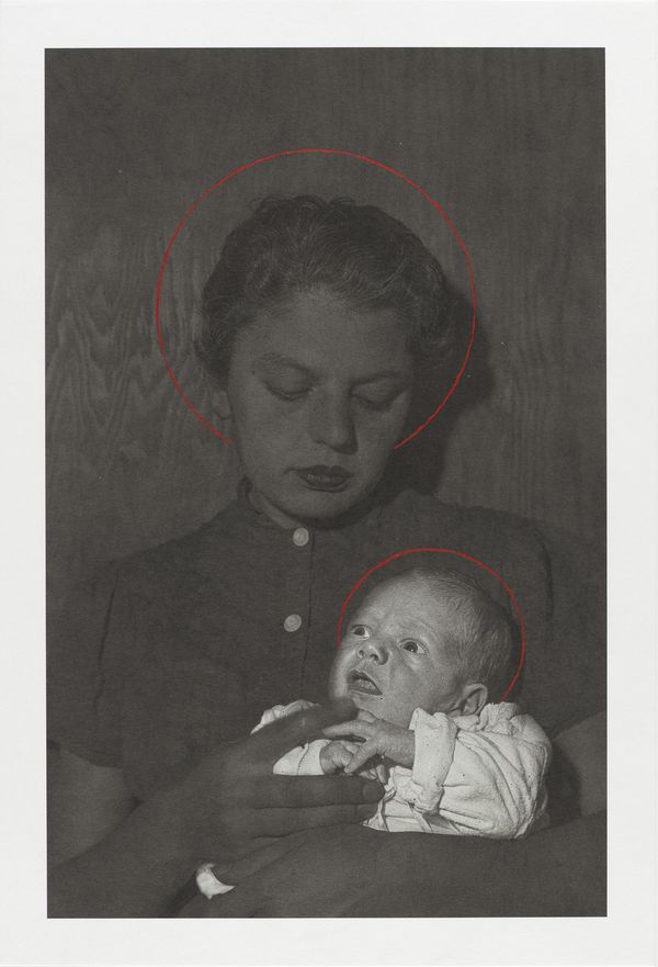 © Cody Bratt - "The Blessed Child", 2020, Pigment print on Japanese kozo paper with acrylic