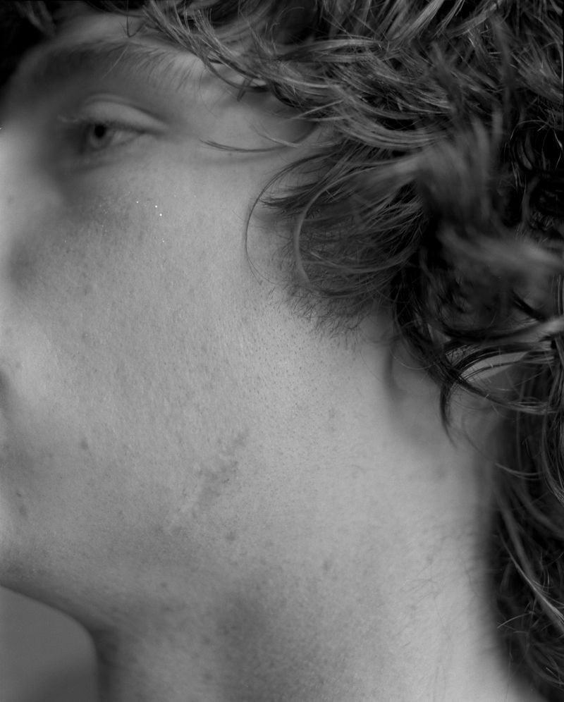 © Madison Speyer - Michael with glitter on their cheek from the night before