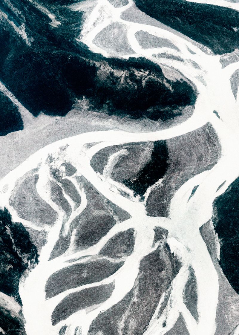 © Martina Lajczak - „A braided river that flowsfrom Poland to Austria I“, 2023.