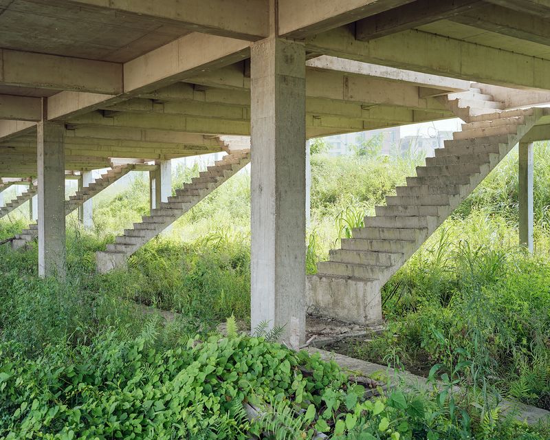 © Dustin Shum - Unfinished shopping mall next to Puning Railway Station, Puning City, Guangdong Province. 9/2015