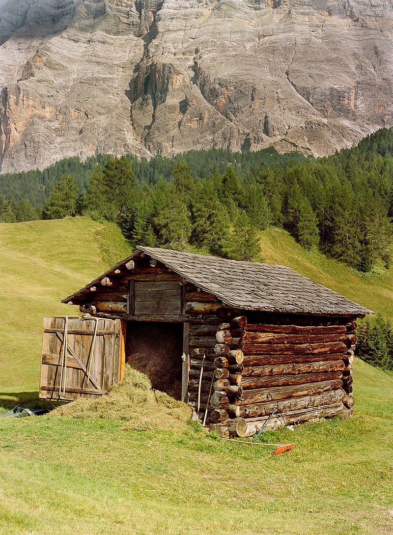 © Claudia Mann - Hay ready for the winter months at the Armentara Meadows.