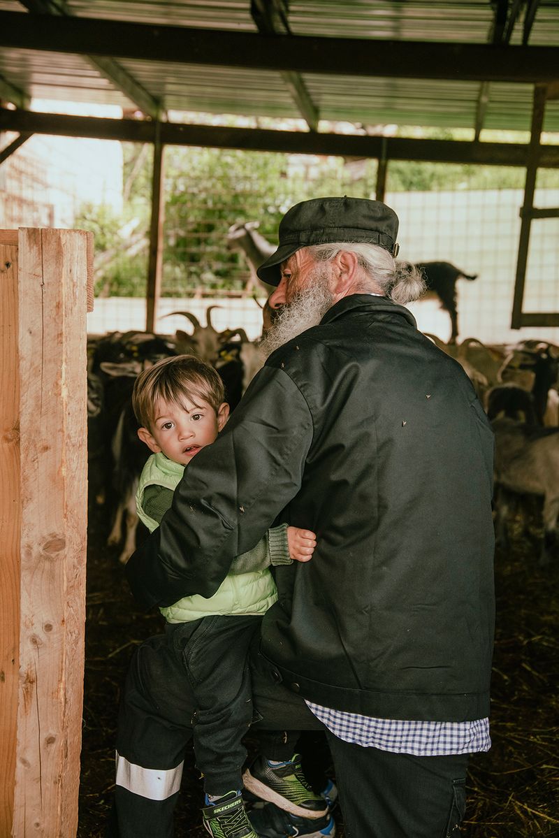 © Claudia Mann - Giordano and Emilio in Duronia. First day of transhumance.
